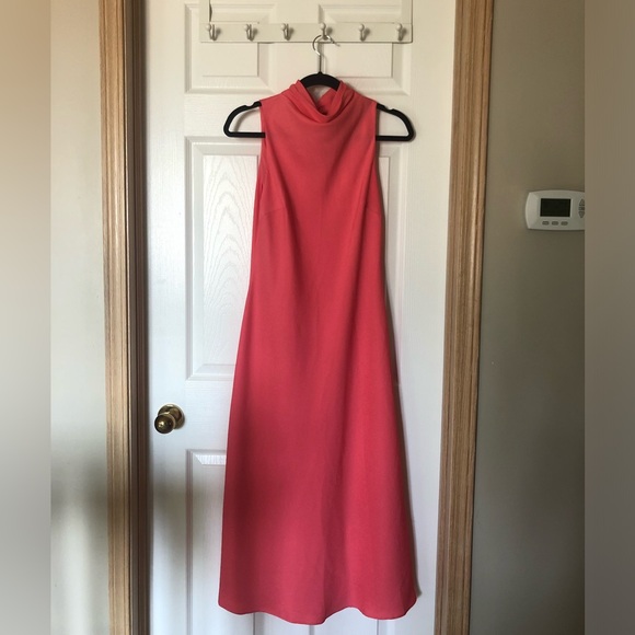 Ted Baker Womens London Eleanar High Cowl Neck Midi Dress - Picture 4 of 7